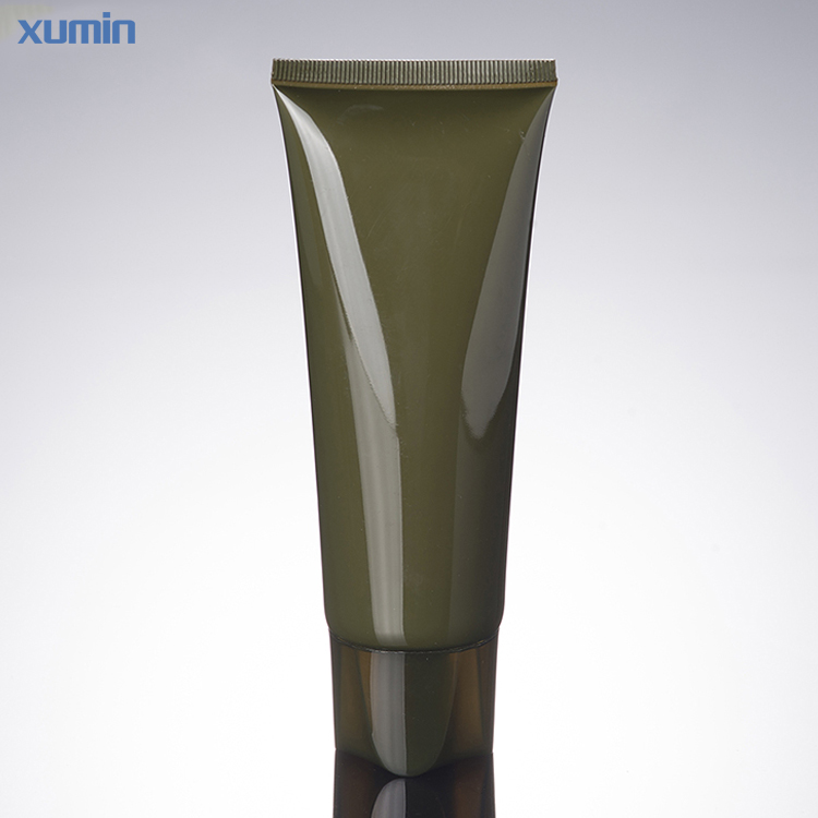 New Recycled Packaging PE Material Fashion Cap Design 100 ML Green Packaging Plastic Cosmetic Tube