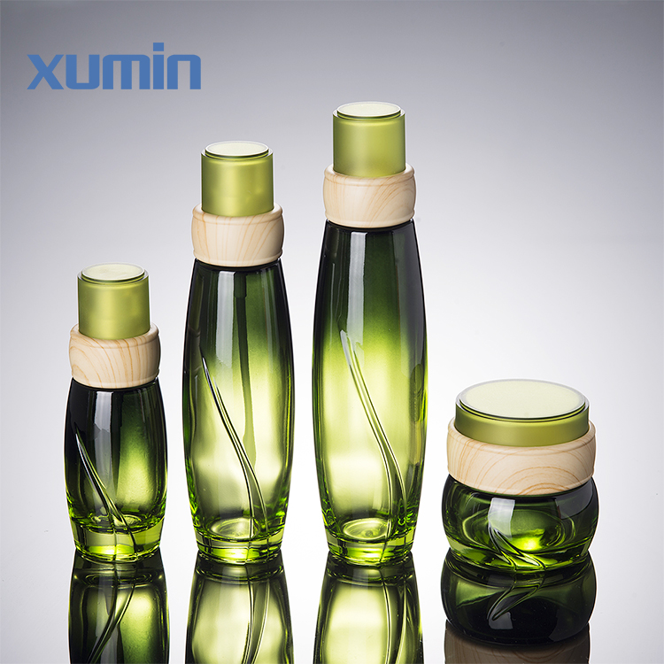 high quality hair oil bottles Packaging 40ML 100ML 120ML Luxury Glass Lotion Bottle