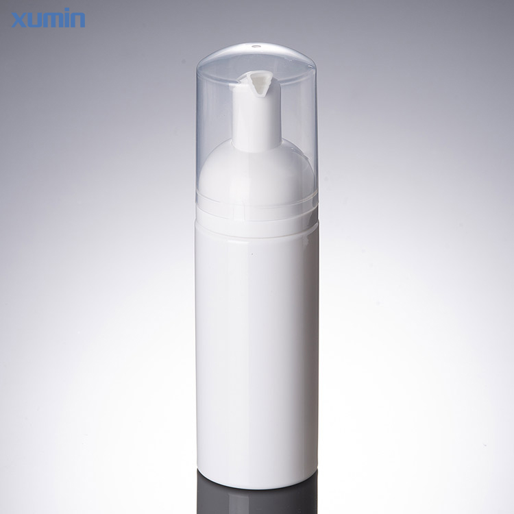wholesale foaming bottle 100ml 150ml PET bubble foam spray pump plastic cosmetic DIY mousse bottle with pump
