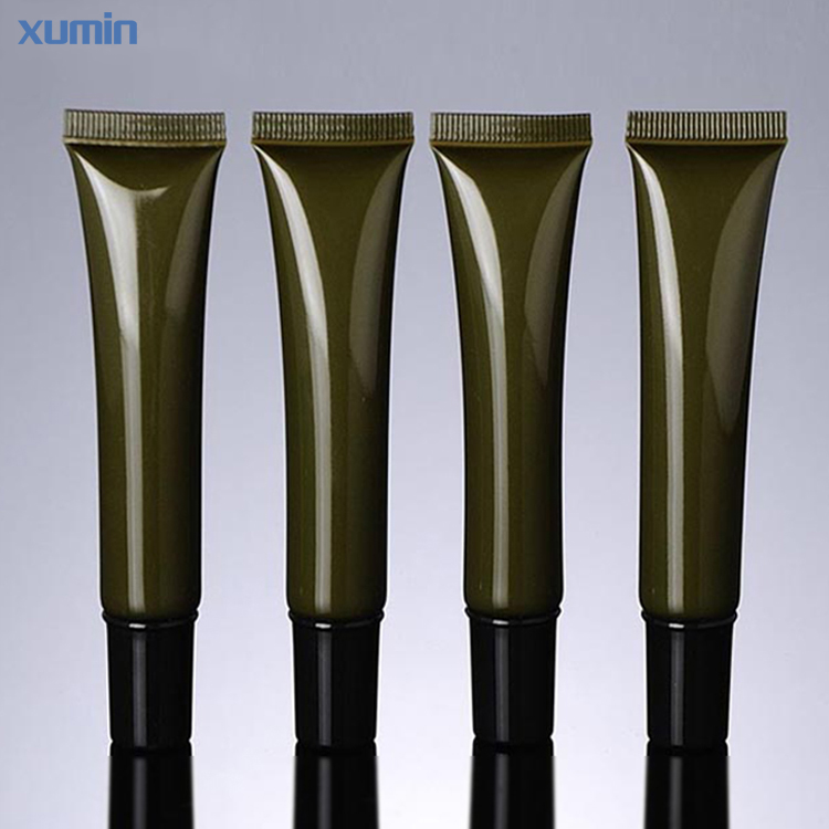 Fashion Sharp Mouth Design 20ML Packaging Cream Tube Green Amber Plastic Cosmetic Soft Tube