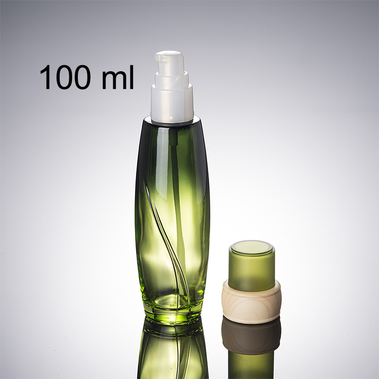 high quality hair oil bottles Packaging 40ML 100ML 120ML Luxury Glass Lotion Bottle
